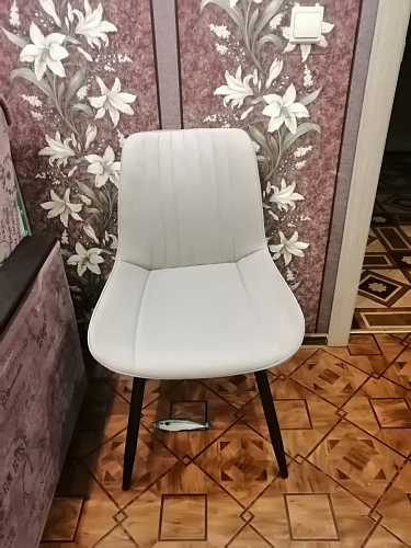 Стул на металлокаркасе Седа К кирпичный / черный фото покупателя 145