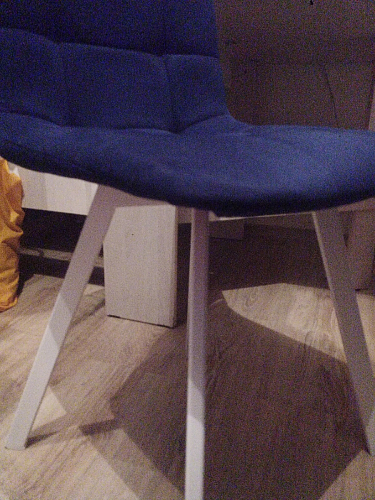 Стул на металлокаркасе Чилли К светло-серый велюр / черный каркас фото покупателя 906