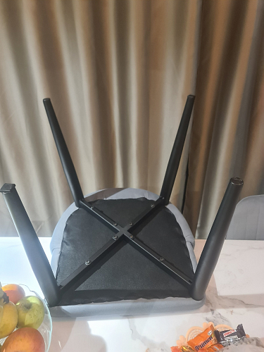 Стул на металлокаркасе Kora black / gray фото покупателя 314