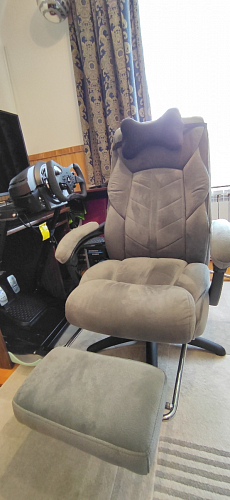 Компьютерное кресло Traun dark gray / black фото покупателя 3