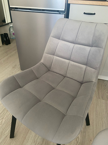 Стул на металлокаркасе Челси бежевый / белый каркас фото покупателя 77