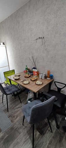 Деревянный стол Лота Лофт 140х80 дуб крафт табачный / черный матовый фото покупателя 697