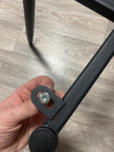 Стул на металлокаркасе Седа 360 К латте (velutto 08) / белый фото покупателя 184