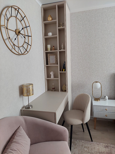 Стул на металлокаркасе Gabi 1 light purple / black фото покупателя 657