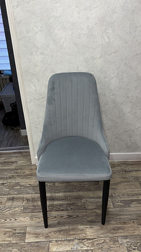 Стул на металлокаркасе Kora gray / black фото покупателя 410