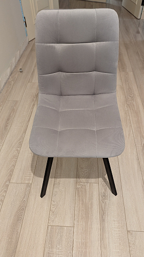 Стул на металлокаркасе Чилли черный / зеленый фото покупателя 1119