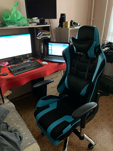 Компьютерное кресло Kano черное / красное фото покупателя 6