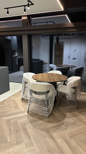 Деревянный стол Барел 89 черный / черный фото покупателя 15