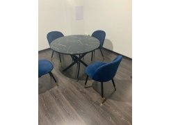 Стул на металлокаркасе Gabi 1 light purple / black фото покупателя 733