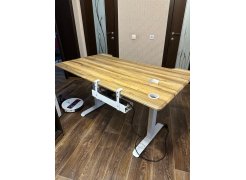 Компьютерный стол Маркос 140х80 голубой / черный фото покупателя 34