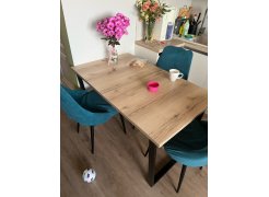 Стол Лота Лофт 140 25 мм юта / белый матовый фото покупателя 16