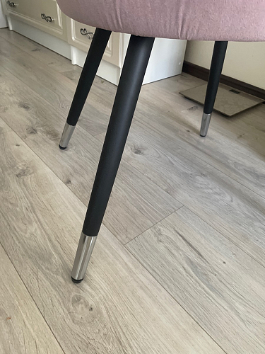 Стул на металлокаркасе Gabi 1 light purple / black / gold фото покупателя 68