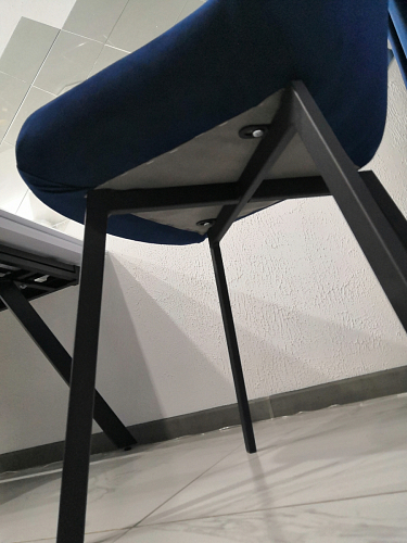 Комплект стульев Стронг 4 шт темно-серый / черный фото покупателя 307