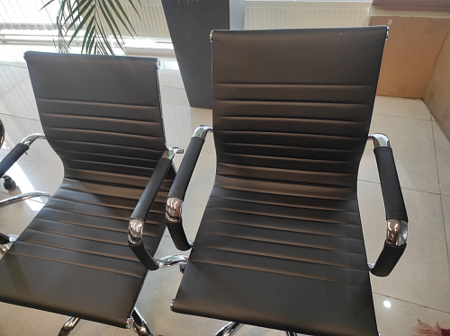 Компьютерное кресло Reus белая сетка / хром фото покупателя 44