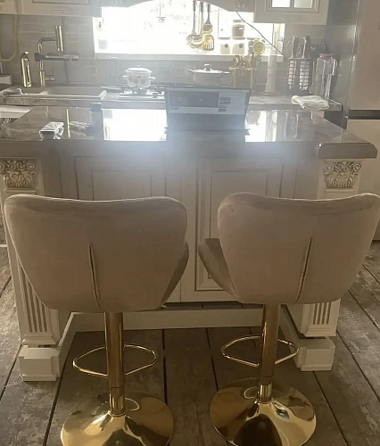 Барный стул Porch beige / chrome фото покупателя 9