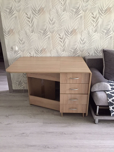 Стол-книжка Глория 606 М с ящиками дуб сонома фото покупателя 6