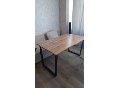 Стол Лота Лофт 140 25 мм юта / белый матовый фото покупателя 124