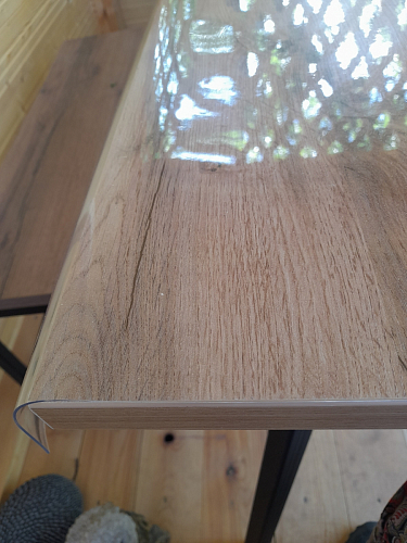 Стол Тринити Лофт 120 32 мм дуб галифакс табако / черный матовый фото покупателя 600