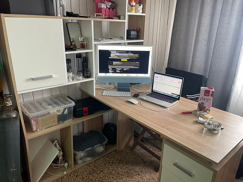 Стол компьютерный КС15 белый правый фото покупателя 10