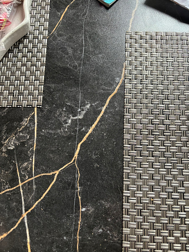 Стол Форли дуб велингтон / черный матовый фото покупателя 4