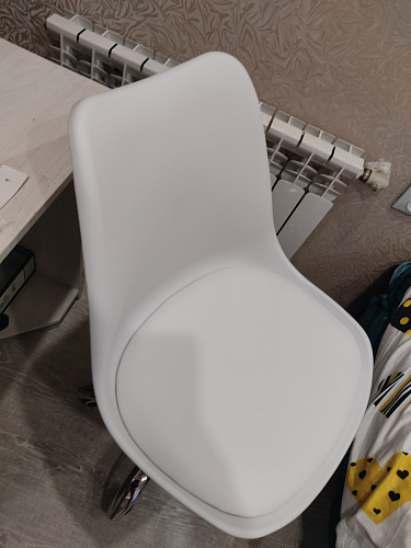 Компьютерное кресло Kolin с подушкой clear / white фото покупателя 98