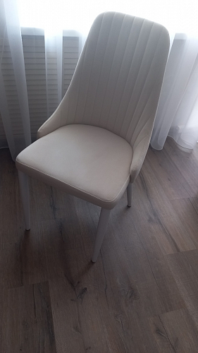 Стул на металлокаркасе Kora beige / black фото покупателя 277