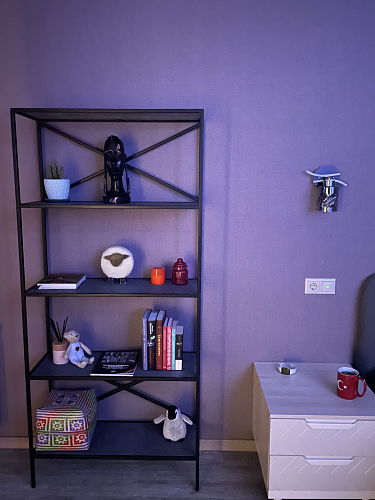 Стеллаж Karin-800 золото / слоновая кость фото покупателя 1