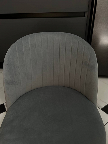 Стул на металлокаркасе Gabi 1 light purple / black фото покупателя 468