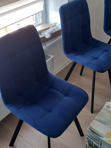 Стул на металлокаркасе Чилли зеленый / белый каркас фото покупателя 241