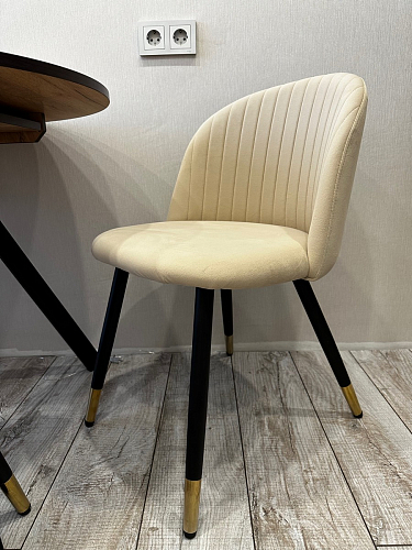 Стул на металлокаркасе Gabi gray / black фото покупателя 552