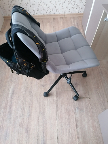 Компьютерное кресло Честер кирпичный / черный фото покупателя 24