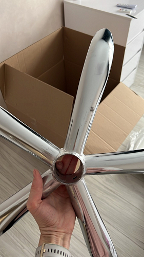 Компьютерное кресло Kolin с подушкой clear / white фото покупателя 71