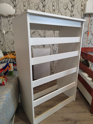 Комод Мадера 1384 лдсп белый  - Уцененный экземпляр фото покупателя 7