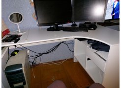 Письменный стол СПм-25 левый белый  - Уцененный экземпляр фото покупателя 37