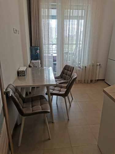 Стул на металлокаркасе Челси бежевый / черный фото покупателя 44