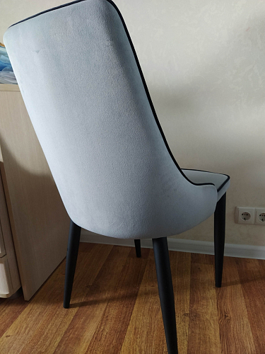 Стул на металлокаркасе Kora dark gray / black фото покупателя 210