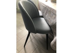 Стул на металлокаркасе Gabi 1 gray / black фото покупателя 243