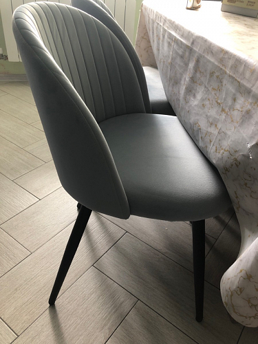 Стул на металлокаркасе Gabi 1 light purple / black фото покупателя 243