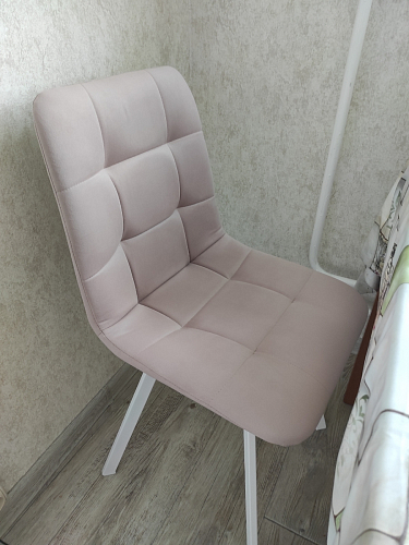 Стул на металлокаркасе Чилли зеленый / белый каркас фото покупателя 205