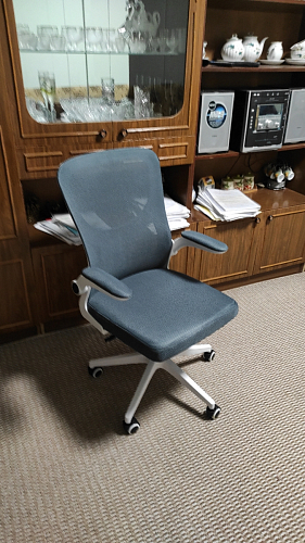 Компьютерное кресло Konfi blue / white фото покупателя 298