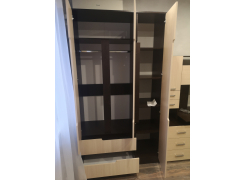 Шкаф Гавана трехстворчатый венге / дуб молочный фото покупателя 3