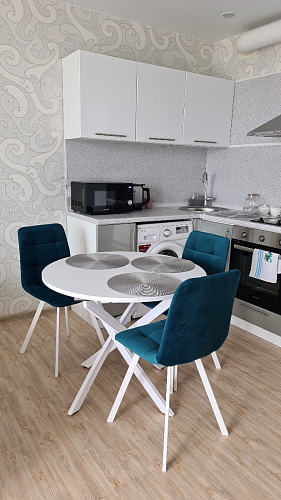 Стул на металлокаркасе Чилли К светло-серый велюр / черный каркас фото покупателя 191