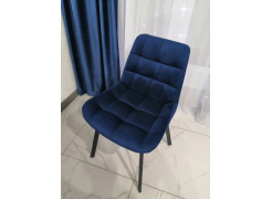 Стул на металлокаркасе Челси серый 02 / черный фото покупателя 151