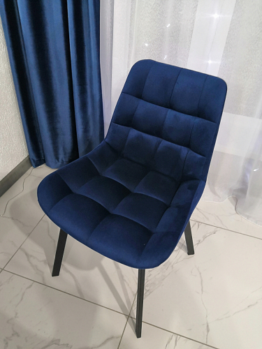 Стул на металлокаркасе Челси бирюзовый / черный фото покупателя 151