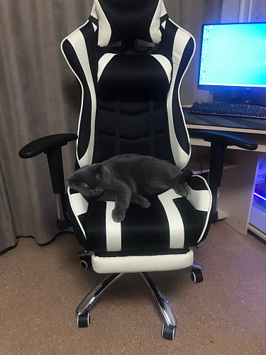 Компьютерное кресло Kano 1 light blue / black фото покупателя 156