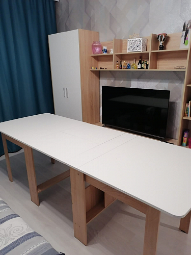 Стол обеденный раздвижной СтК7 венге фото покупателя 70