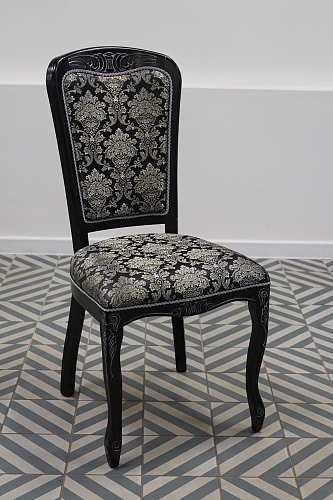 Кресло Клето патина золото / ромб из шоурума 2