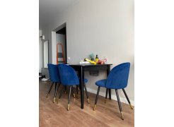 Стул на металлокаркасе Gabi gray / black фото покупателя 759