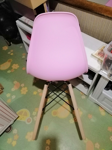 Пластиковый стул Eames PC-015 серый фото покупателя 436