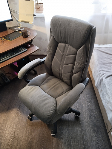 Компьютерное кресло Traun dark gray / black фото покупателя 12